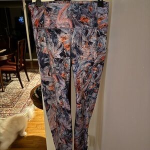 Lululemon Athletica Multicolor Abstract Leggings